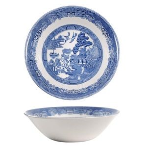 Johnson Brothers Blue Willow Coupe Cereal Bowl. New